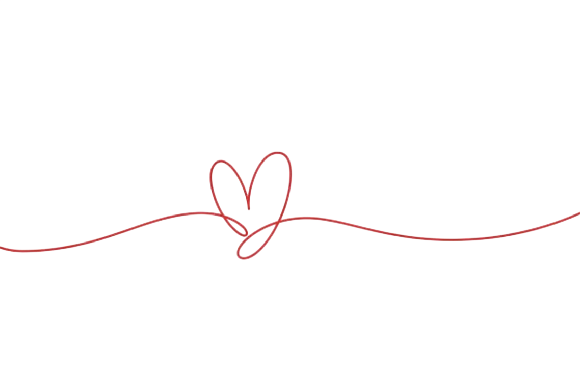 Декоративная линия с сердцем